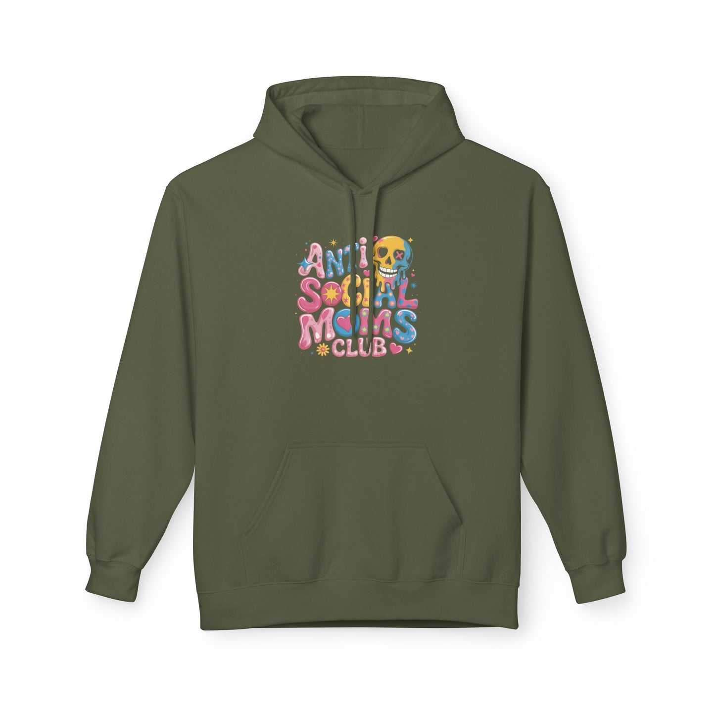 Antisocial Moms Club Unisex Midweight Softstyle Fleece Hoodie