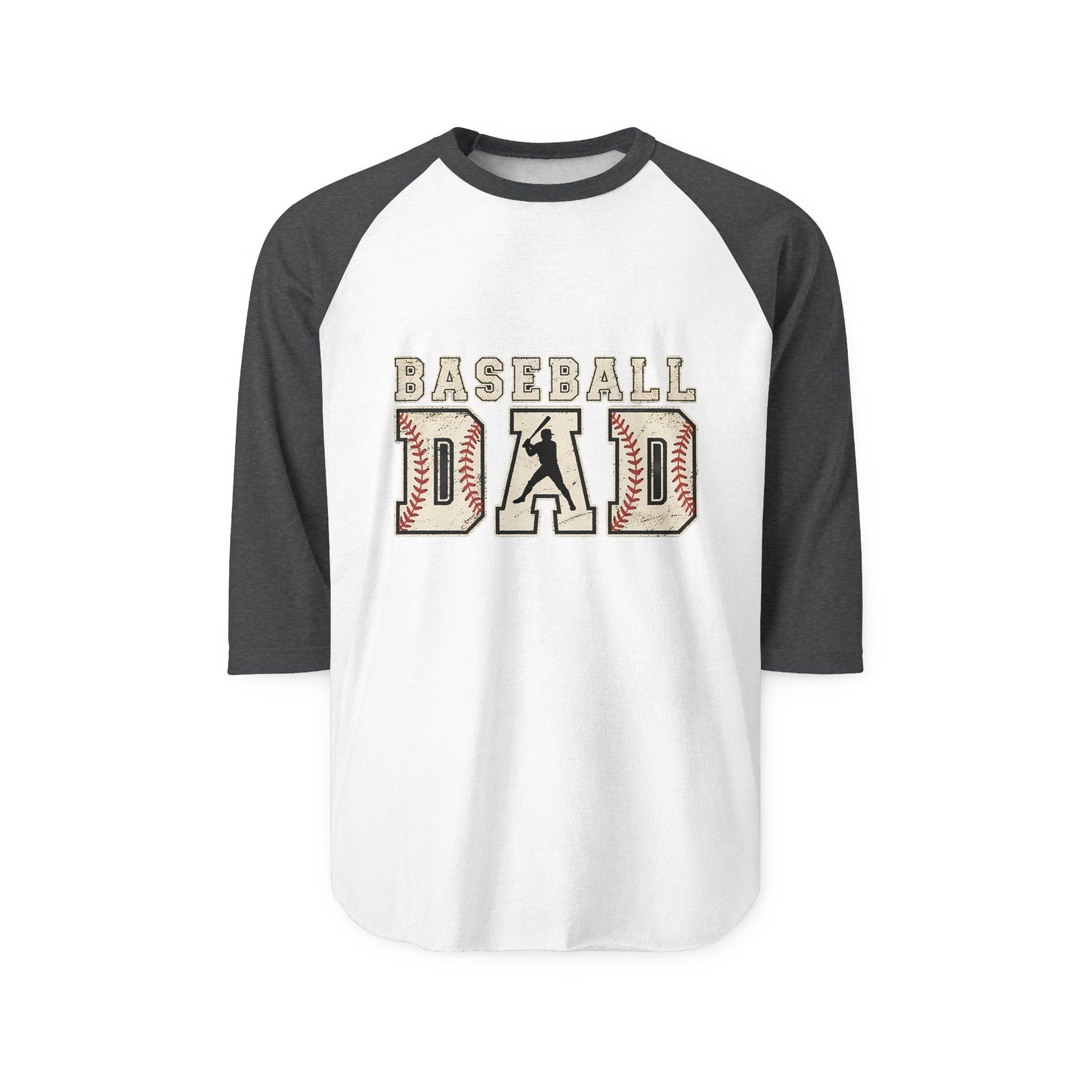 Baseball Dad Unisex Three-Quarter Sleeve Raglan Shirt