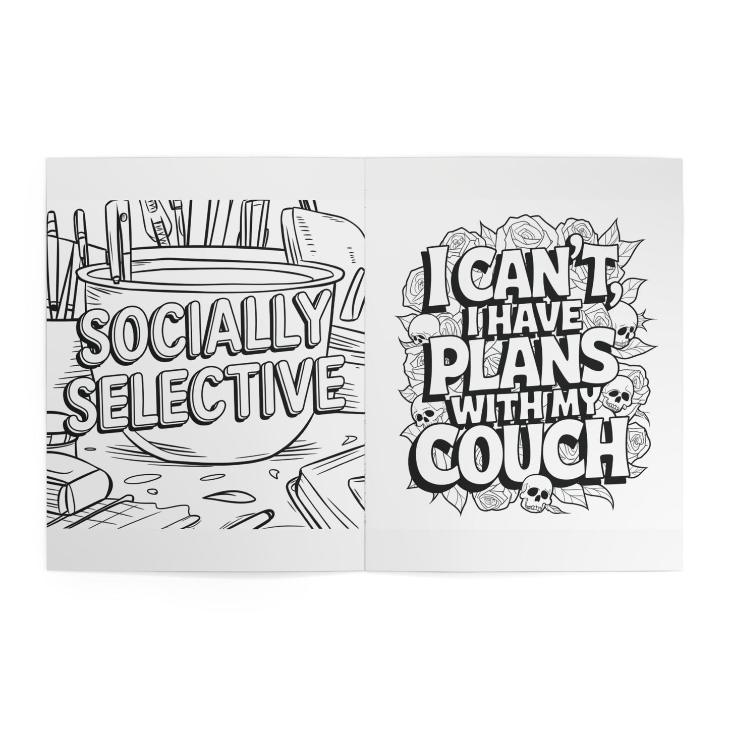 Adult Sarcasm Coloring Book
