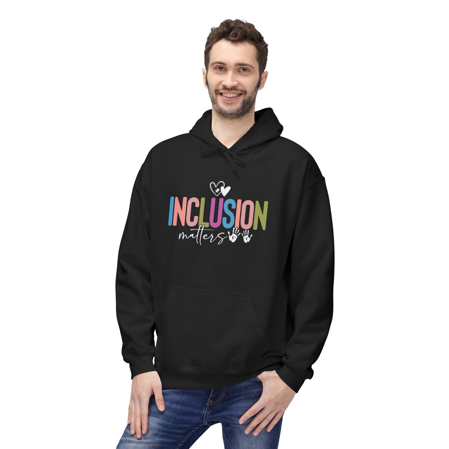 Inclusion Matters Unisex Midweight Softstyle Fleece Hoodie