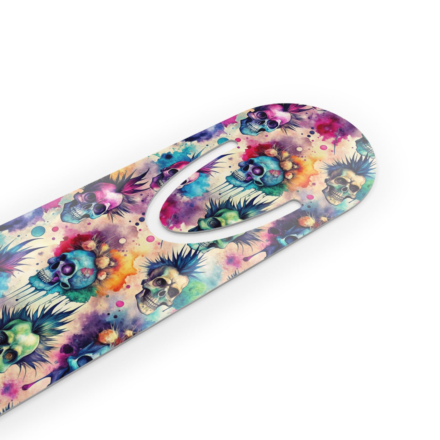 Punk Rock Skull Bookmark