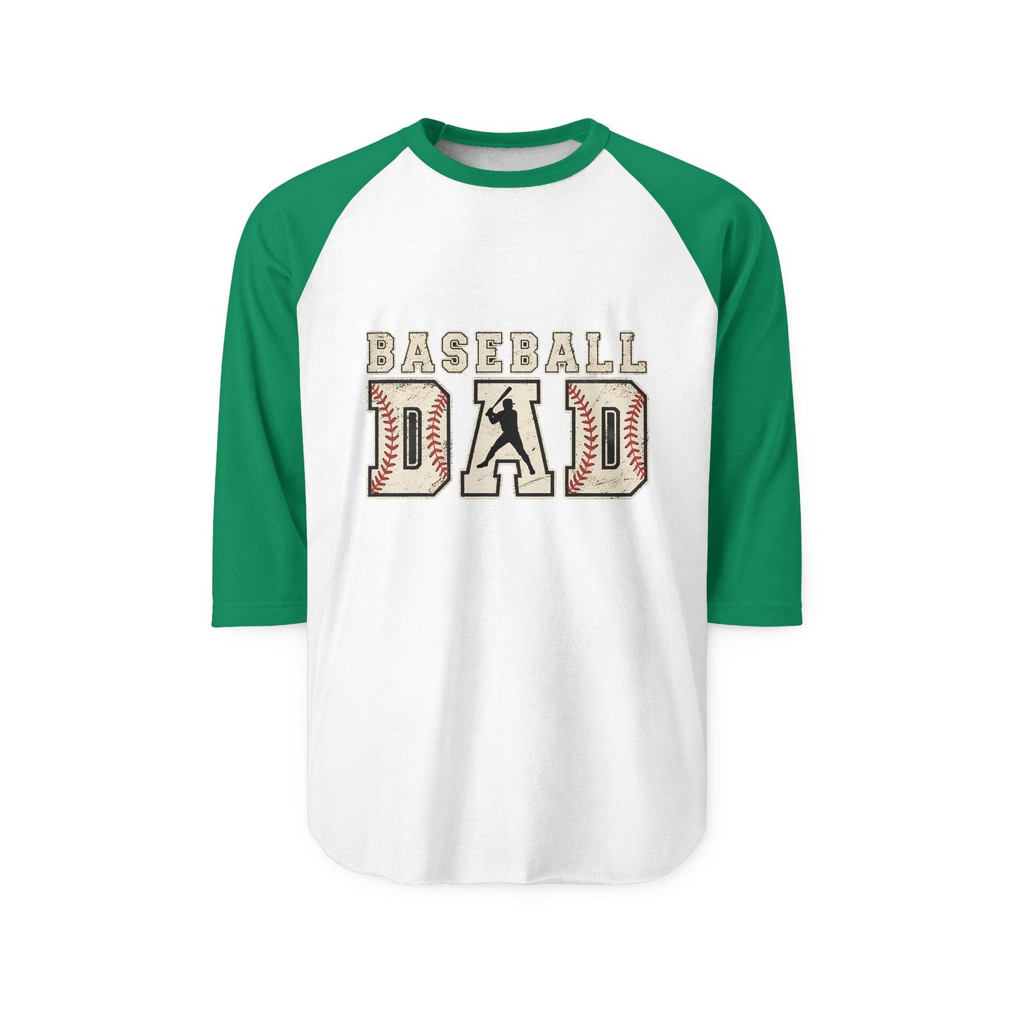 Baseball Dad Unisex Three-Quarter Sleeve Raglan Shirt