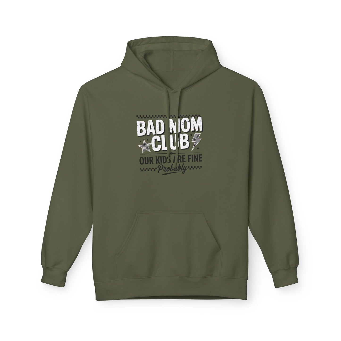 Bad Mom Club Unisex Midweight Softstyle Fleece Hoodie