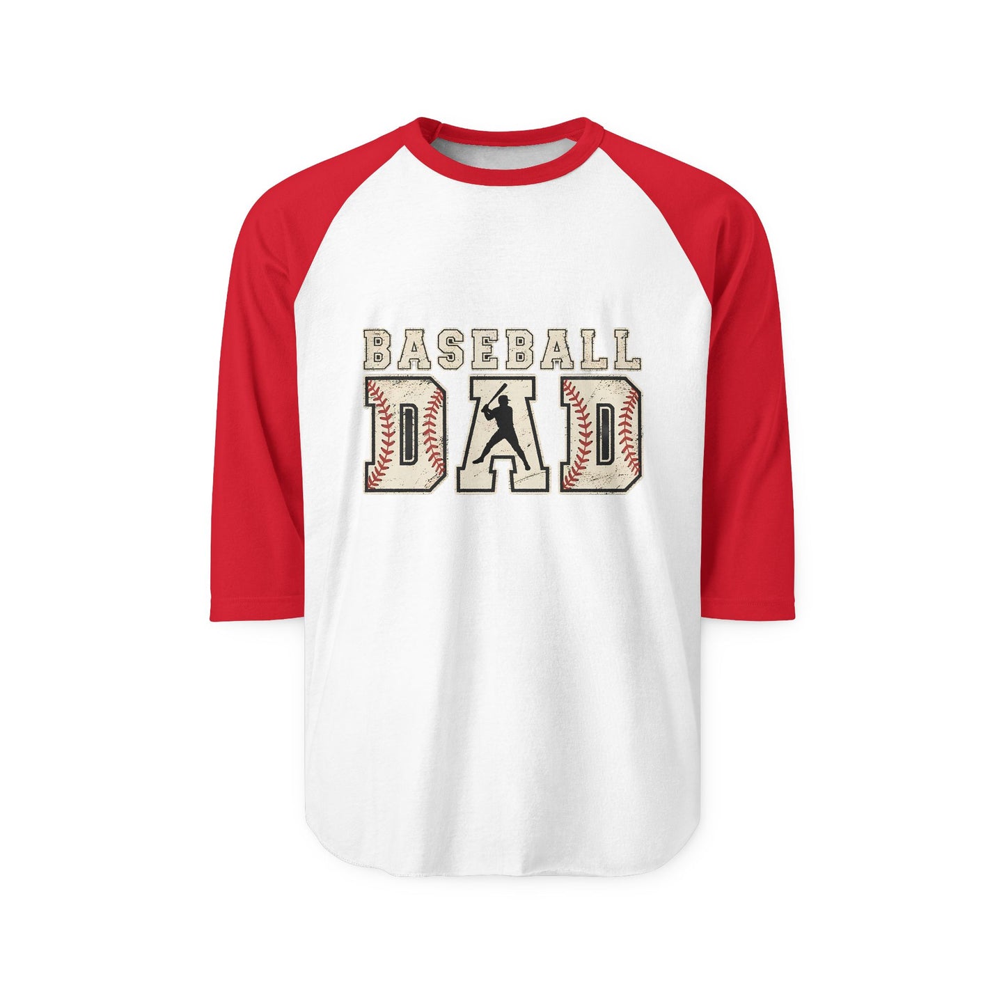 Baseball Dad Unisex Three-Quarter Sleeve Raglan Shirt