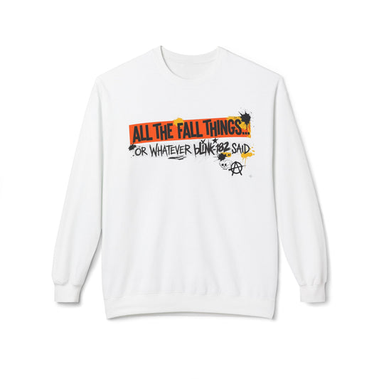 All The Fall Things… Unisex Midweight Softstyle Fleece Crewneck Sweatshirt