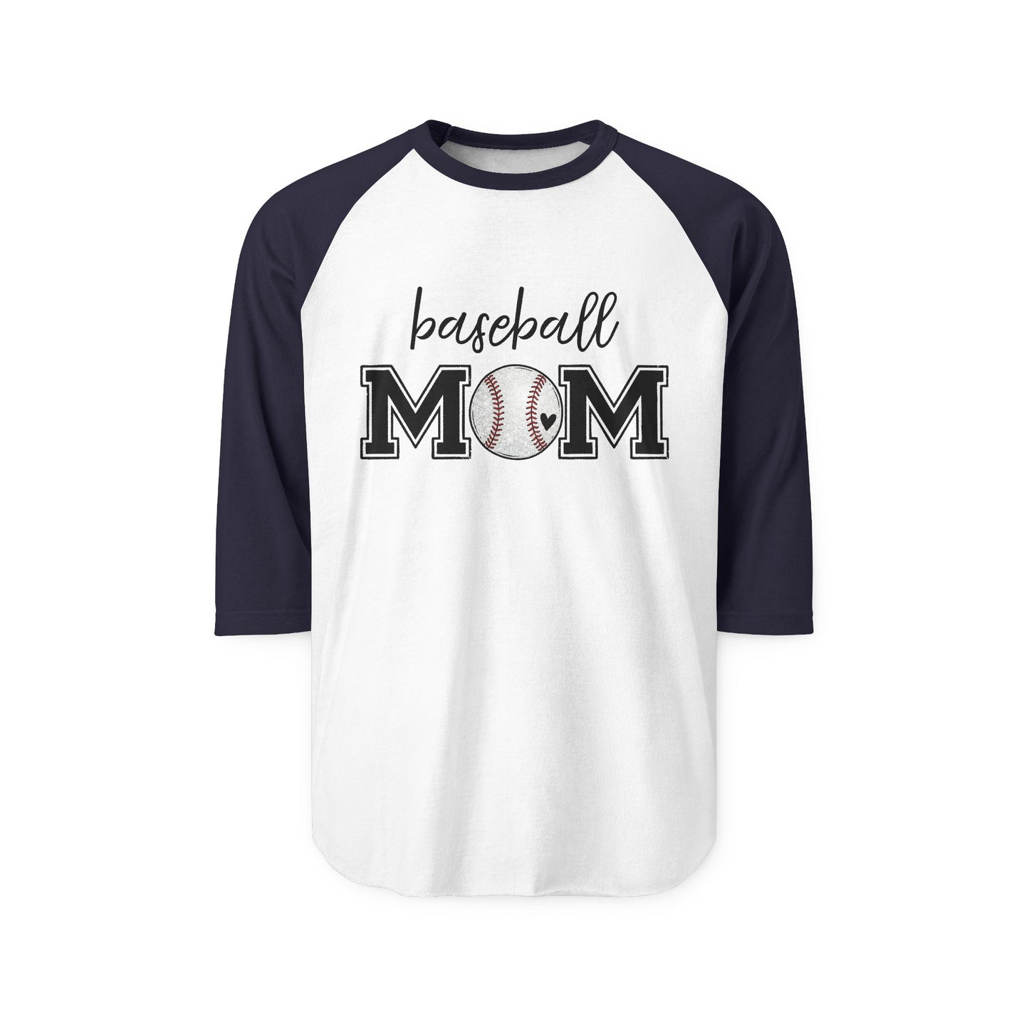 Baseball Mom Unisex Three-Quarter Sleeve Raglan Shirt