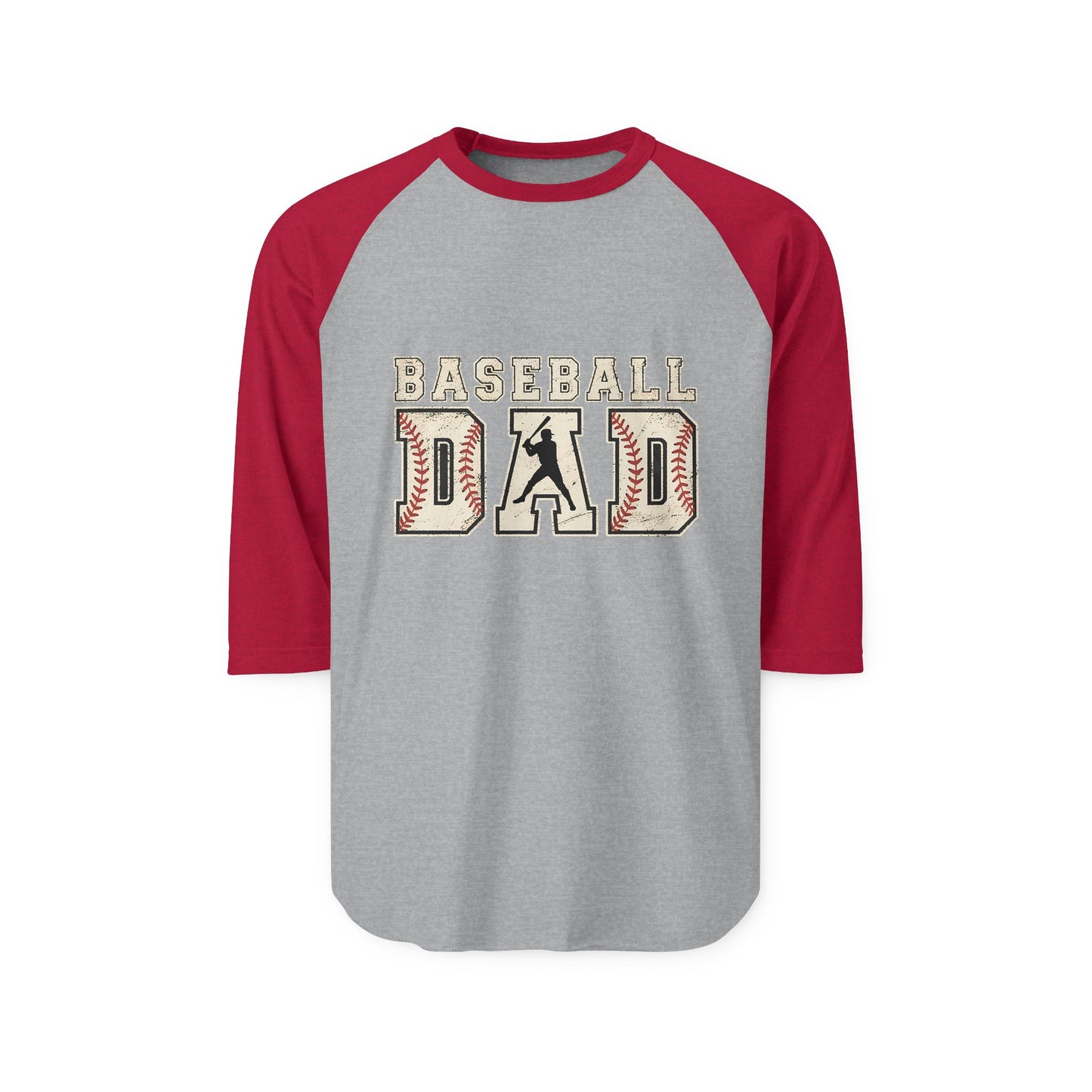 Baseball Dad Unisex Three-Quarter Sleeve Raglan Shirt