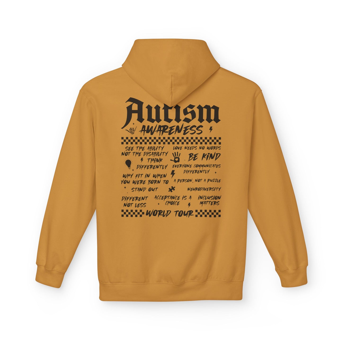 Autism World Tour Unisex Midweight Softstyle Fleece Hoodie