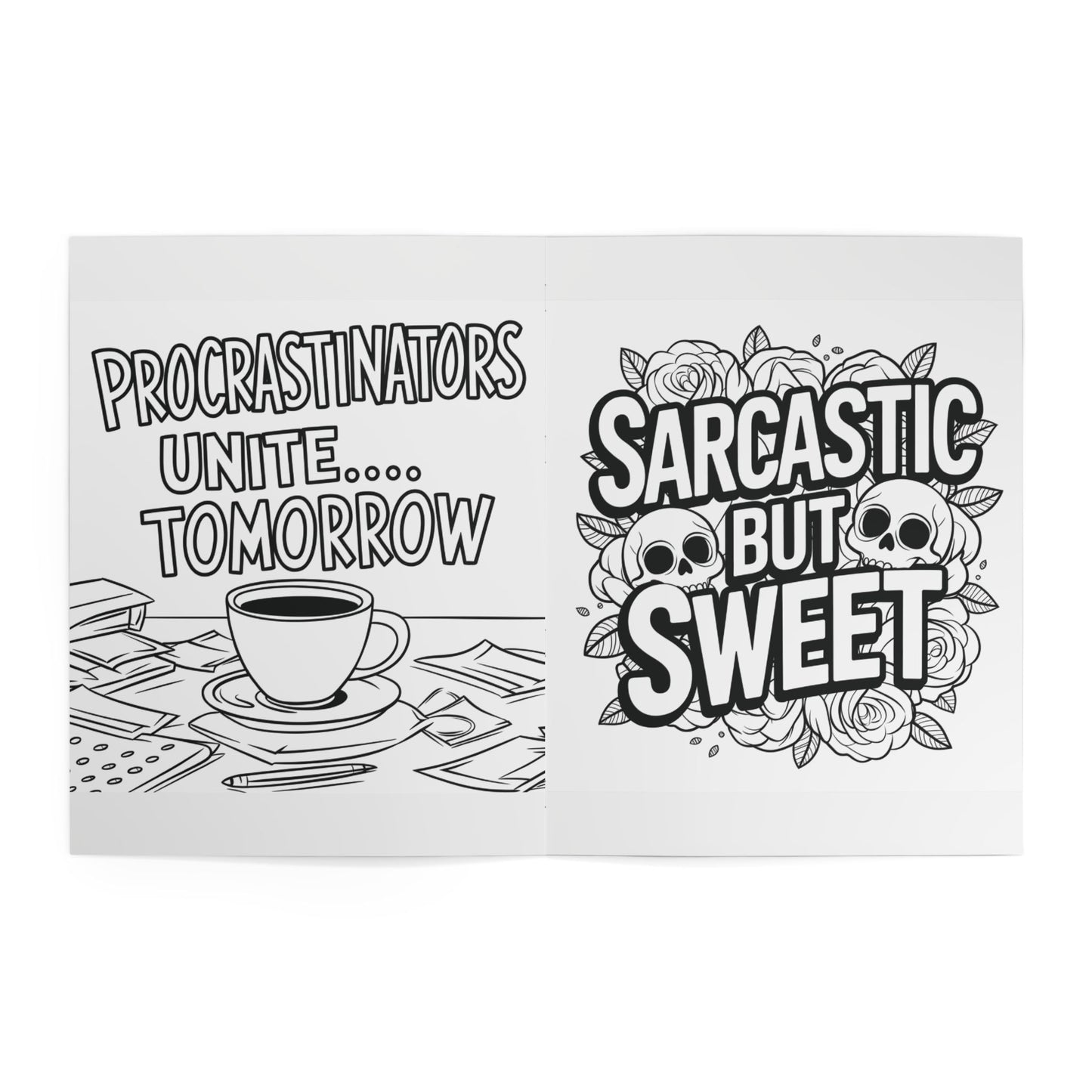 Adult Sarcasm Coloring Book