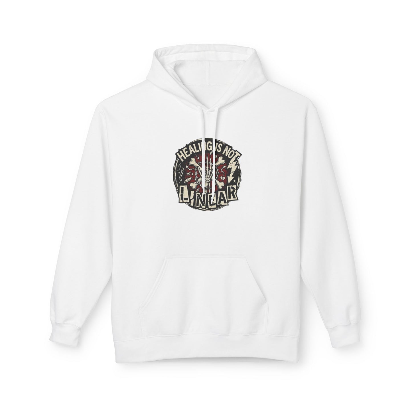 Healing Is Not Linear Unisex Midweight Softstyle Fleece Hoodie